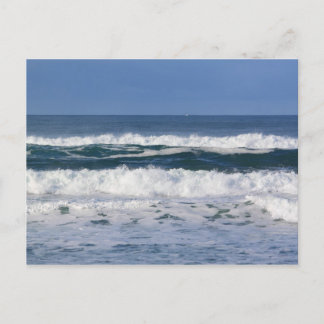 Carte postale des vagues de l'océan Pacifique