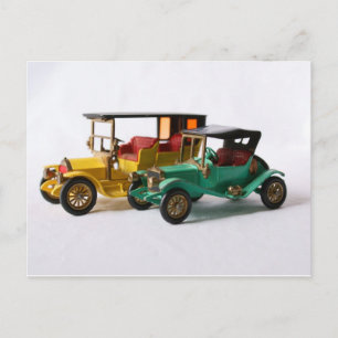 Carte postale des voitures Matchbox