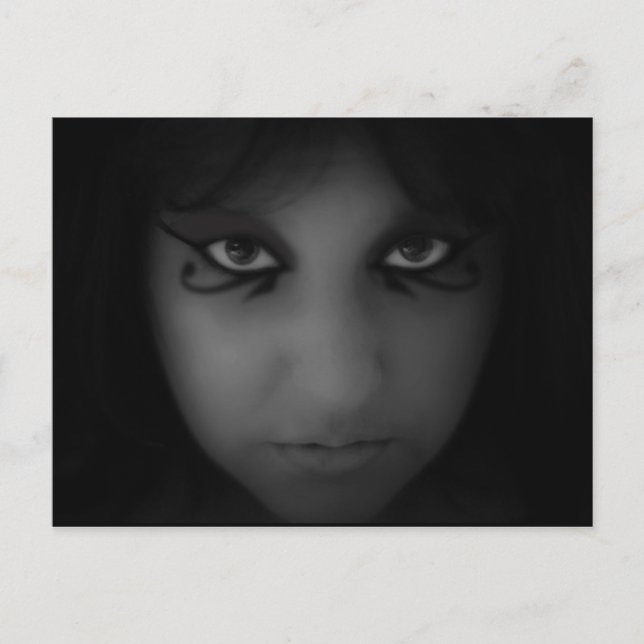 Carte postale des yeux égyptiens (Devant)