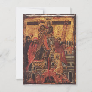 Carte Postale Descente de la Croix par Johann Apakass