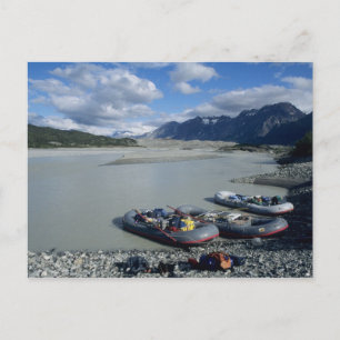 Carte Postale Descente en radeau de la rivière Alsek