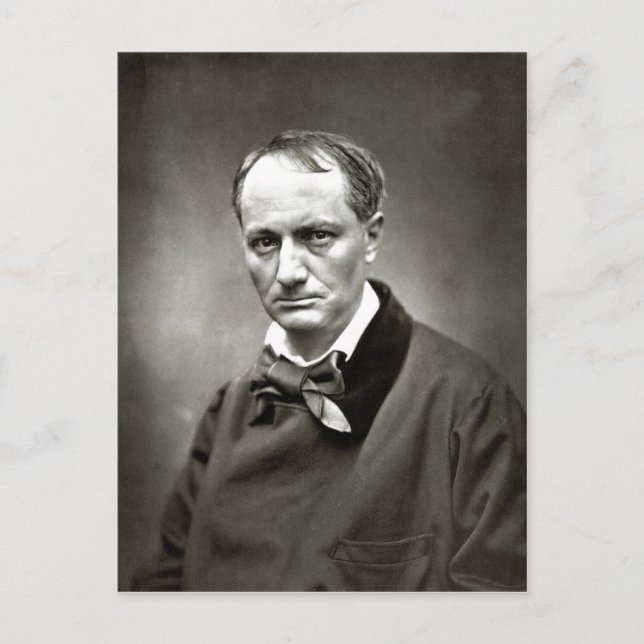 Carte Postale Description Charles Baudelaire (1821-1867) Scanné (Devant)