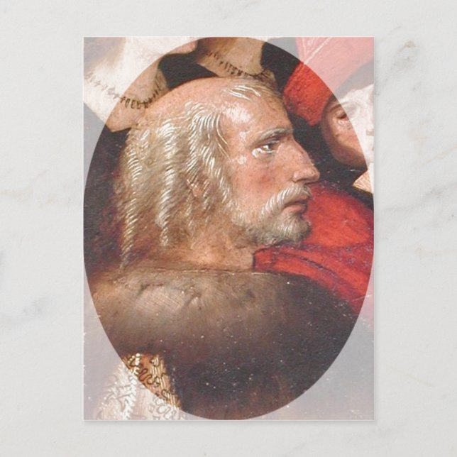 Carte Postale Description Peinture de Christophe Colomb.  (Devant)