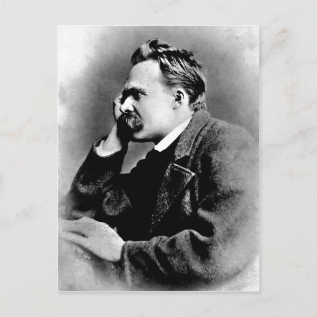 Carte Postale Description Portrait de Friedrich Nietzsche, 1882; (Devant)