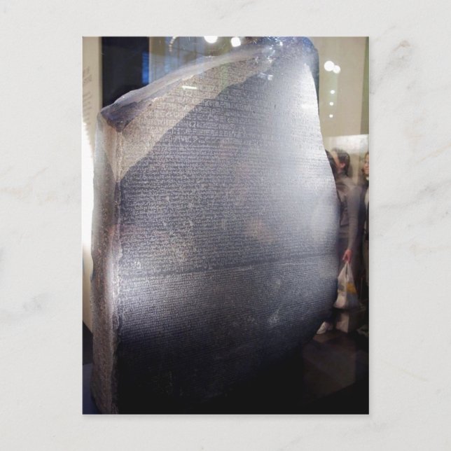 Carte Postale Description : Rosetta Stone British Museum Sour (Devant)