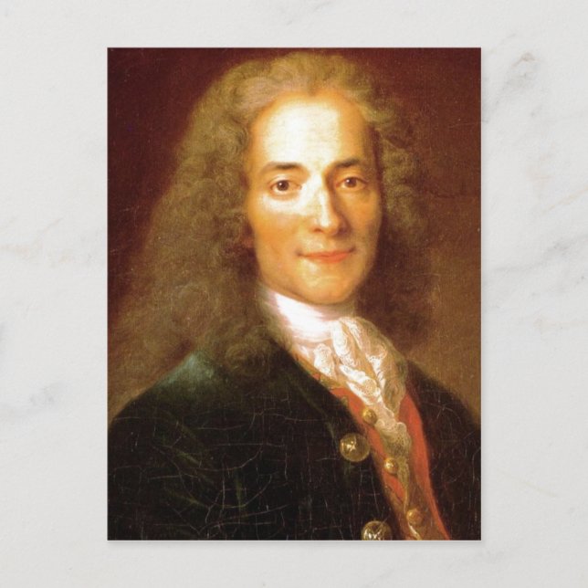 Carte Postale Description Voltaire en 1718. Portrait de Voltair (Devant)
