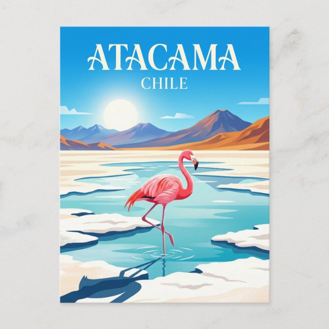 Carte Postale Désert d'Atacama Chili (Devant)