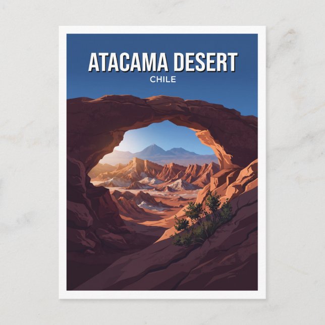 Carte Postale Désert d'Atacama, Chili (Devant)