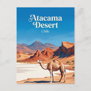 Carte Postale Désert d'Atacama Chili