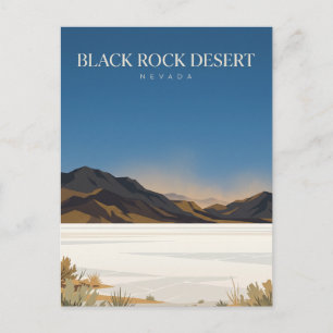 Carte Postale Désert de Black Rock Nevada
