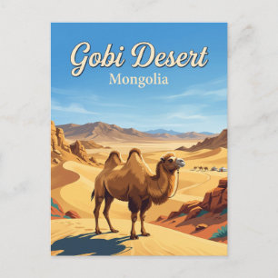 Carte Postale Désert de Gobi Mongolie