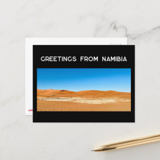 Carte Postale Désert de Namib