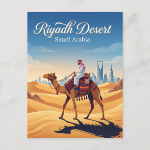 Carte Postale Désert de Riyad Arabie Saoudite