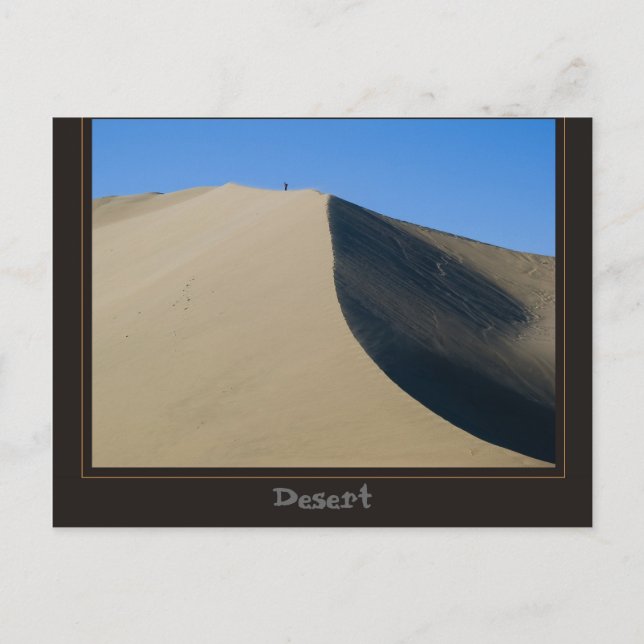 Carte Postale désert d'Ica, Pérou (Devant)