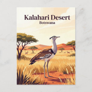 Carte Postale Désert du Kalahari Botswana