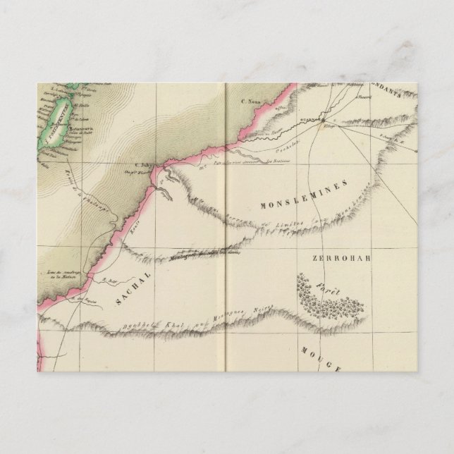Carte Postale Désert du Sahara, Afrique 6 (Devant)