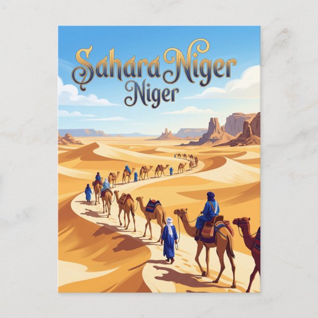 Carte Postale Désert du Sahara Niger (Devant)