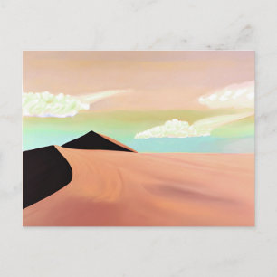 Carte Postale Désert du Sud-Ouest avec Dunes Art minimaliste