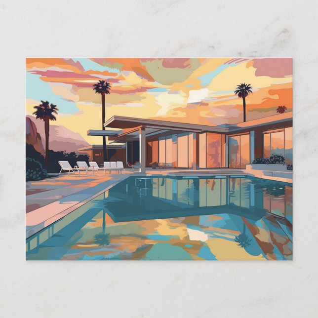 CARTE POSTALE DESERT LIVING DESIGN #1 (Devant)