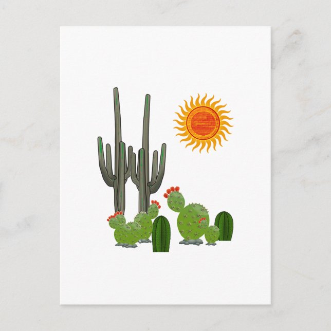 CARTE POSTALE DÉSERTE MON VIBE (Devant)