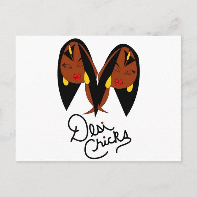 Carte Postale Desi Chick Articles inspirés (Devant)