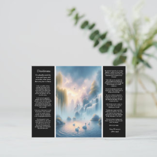 Carte Postale Desiderata Whispers de cascade de l'aube
