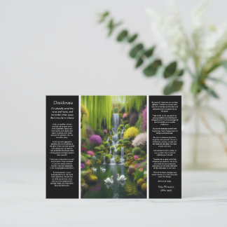 Carte Postale Desiderata Whispers of Spring, Petal Light
