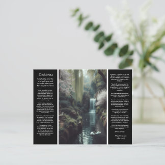 Carte Postale Desiderata Woodland Whispers Fleurs de cerisiers,