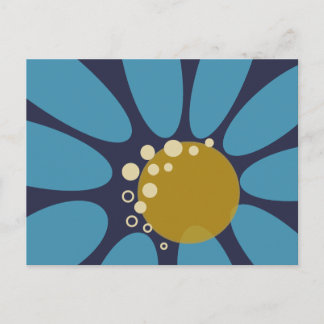 Carte Postale Design abstrait floral moderne 3