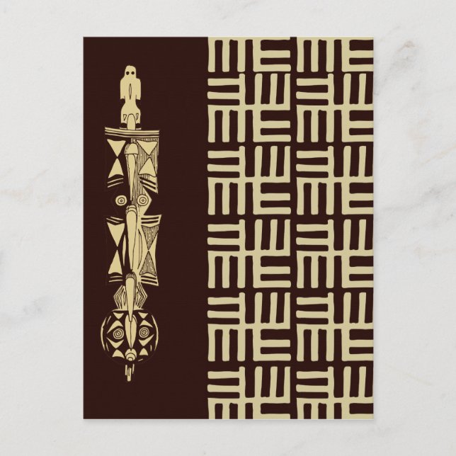 Carte Postale Design africain #1 @ Stylnic (Devant)