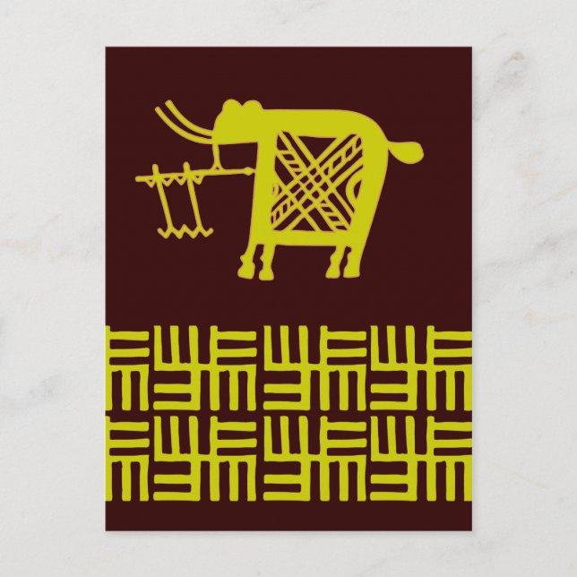 Carte Postale Design africain #7 @ Stylnic (Devant)