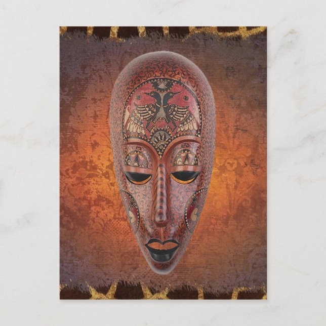 Carte postale - Design africain pour toutes les oc (Devant)