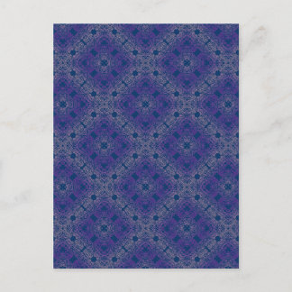 Carte Postale design arabesque violet
