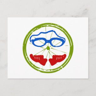 Carte Postale Design artistique cool de triathlon