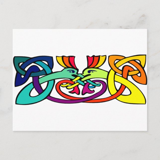 Carte Postale Design celtique (Devant)
