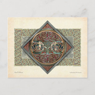 Carte postale Design Celtique Griffins