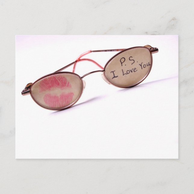 Carte Postale Design cool "I Love You" (Devant)