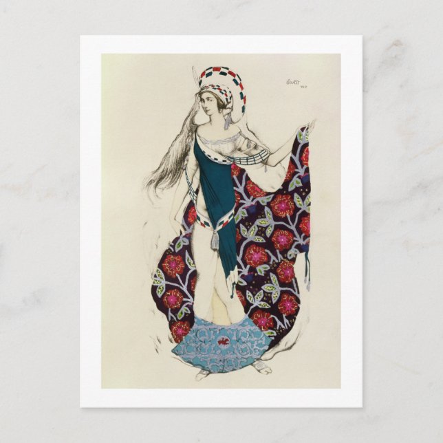 Carte Postale Design de costume pour une femme, de Judith, 1922  (Devant)