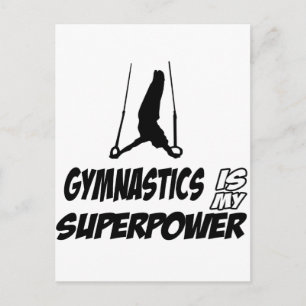 Carte Postale Design de gymnastique