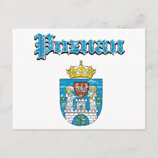 Carte Postale Design de la ville de Poznan