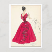 Design de mode vintage pour le gown du soir