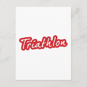 Carte Postale Design de triathlon cool