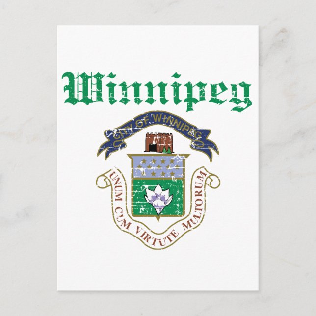 Carte Postale Design de Winnipeg (Devant)