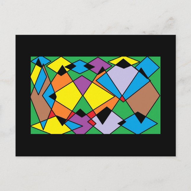 Carte postale Design Diamant Artistique (Devant)