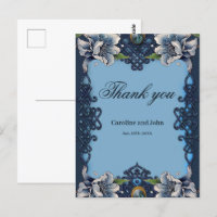 Design élégant bleu celtique