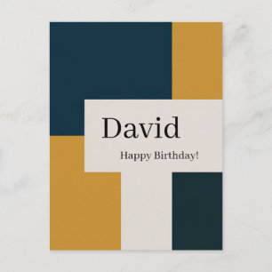 Carte Postale Design élégant et épuré personnalisé