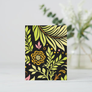 Carte Postale Design floral 18
