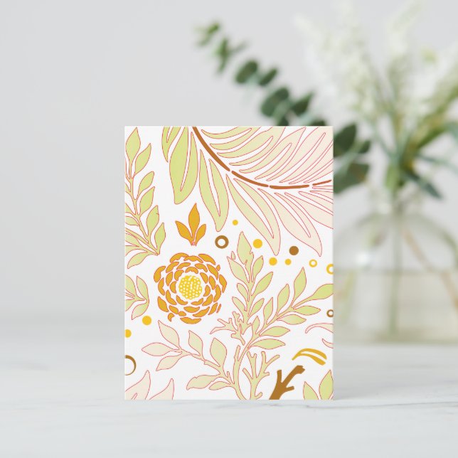 Carte Postale Design floral 19 (Debout devant)