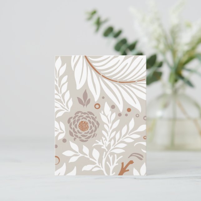 Carte Postale Design floral 25 (Debout devant)