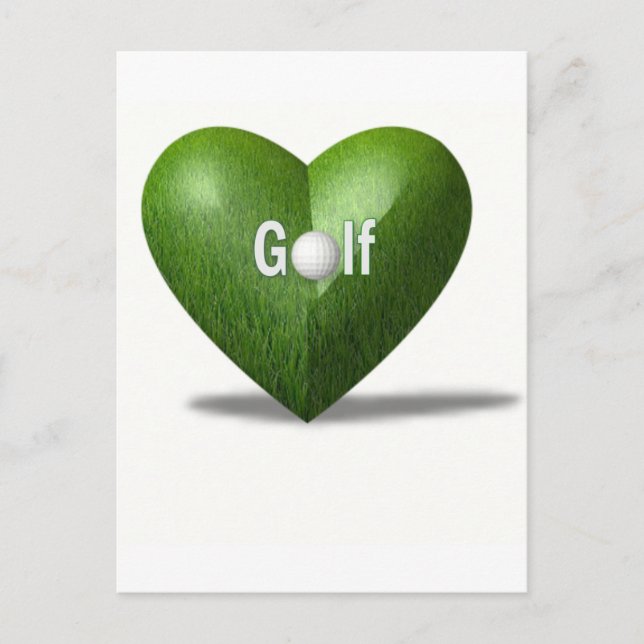 Carte postale Design Golf Lover (Devant)